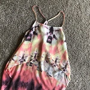 Tie Dye high- low Tank 💟